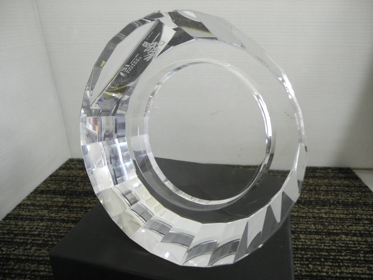 ＃非売品!!　サントリーウイスキー21年　響　ディスプレイ 　クリスタル台座＃　