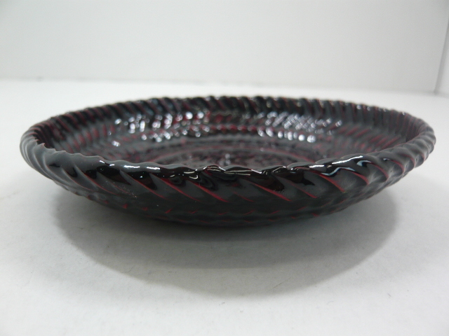 ★籃胎漆器★お盆・菓子皿3枚★全4点セット★_5