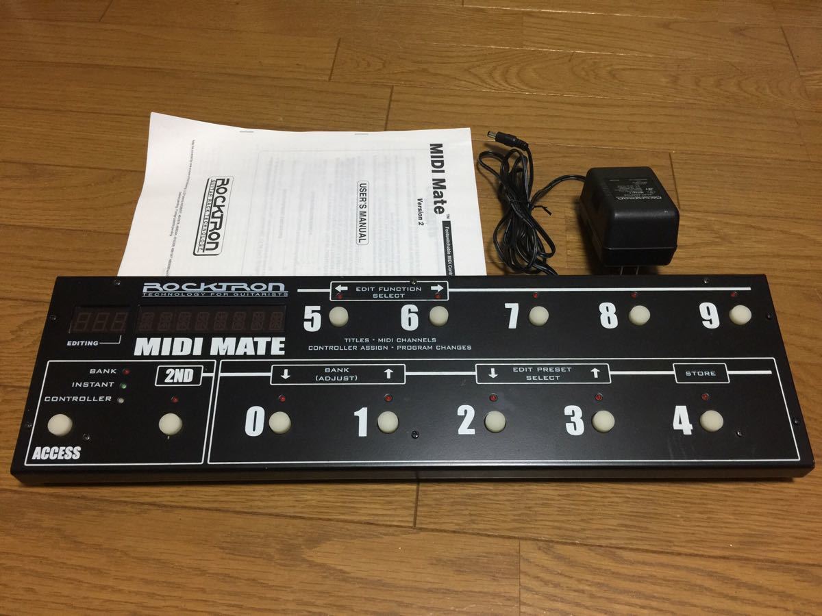 ROCKTRON Midi Xchange ロックトロン MIDIコントローラー Rocktron Midi Xchange Foot Controller | Reverb