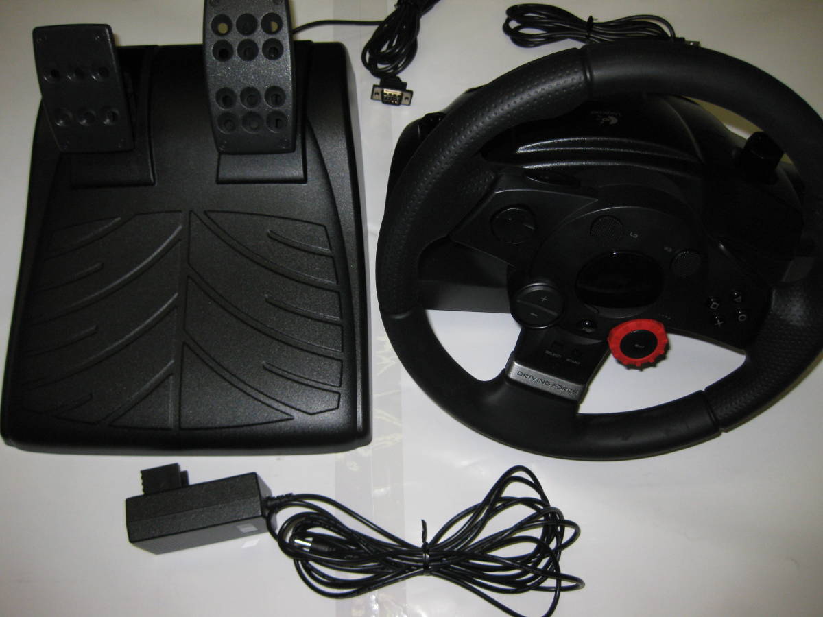 O314【中古】ロジクール ドライビングフォース GT LPRC-14000 動作確認 