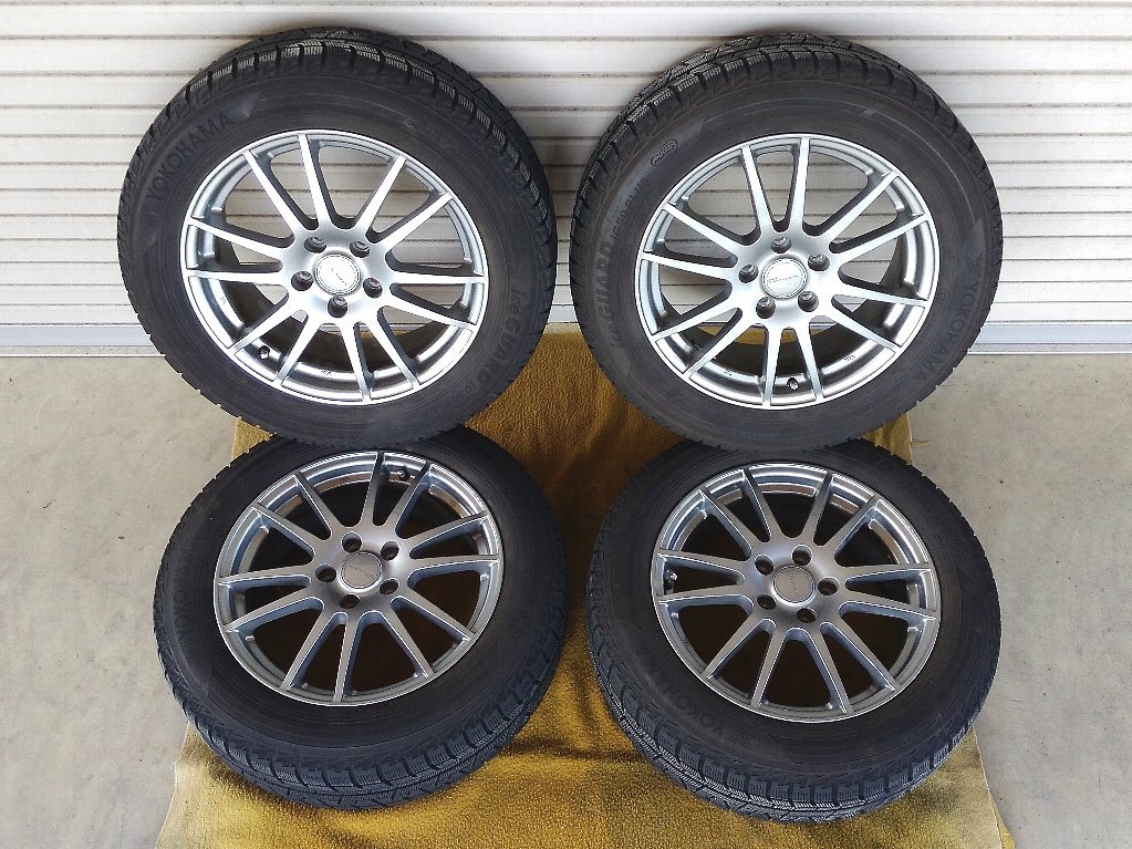 エルグランド他 社外アルミ/スタッドレス セット 215/60R17 PCD114.3 5穴 +53 アルファード エクストレイル エスティマ MPV等_1