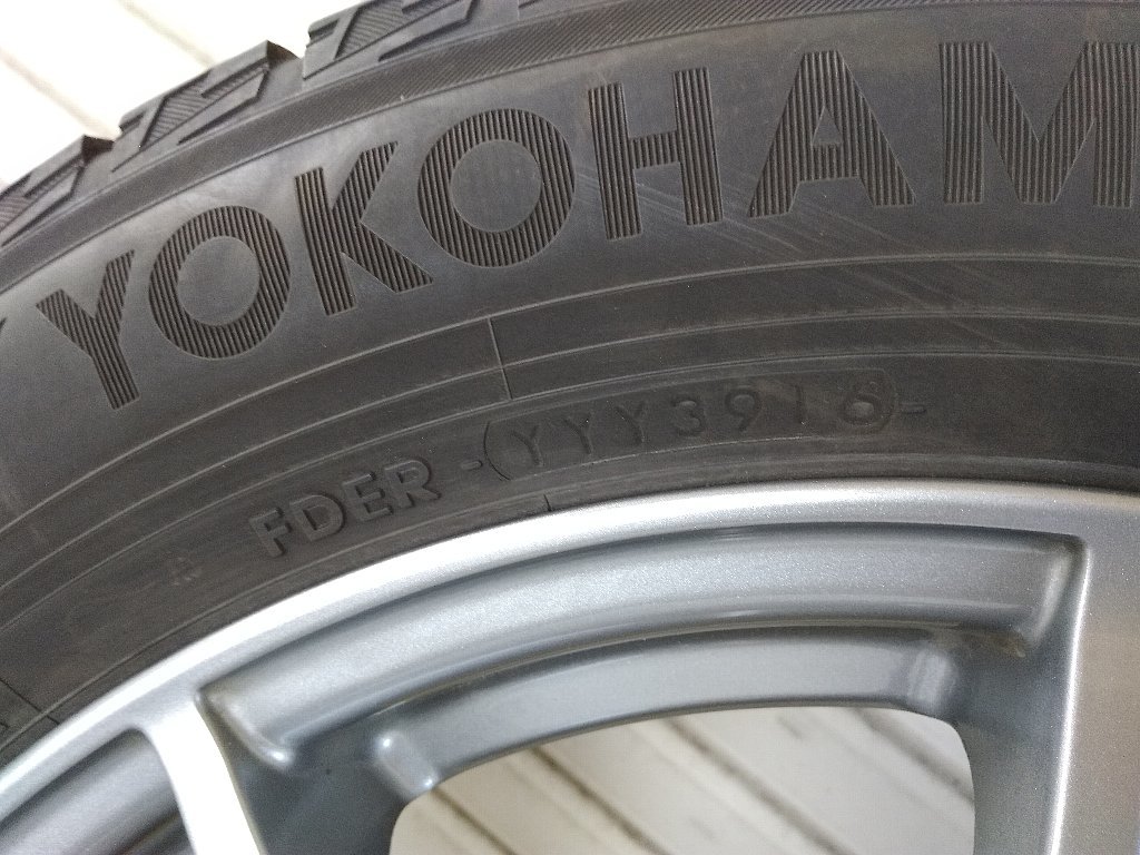 エルグランド他 社外アルミ/スタッドレス セット 215/60R17 PCD114.3 5穴 +53 アルファード エクストレイル エスティマ MPV等_2