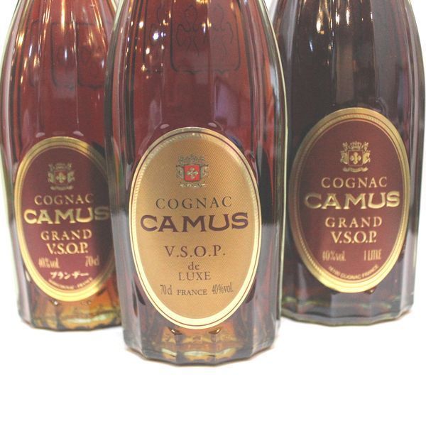 ☆古酒 3本セット/CAMUS（カミュ）グランドVSOP 各種 1000ml N8I0721