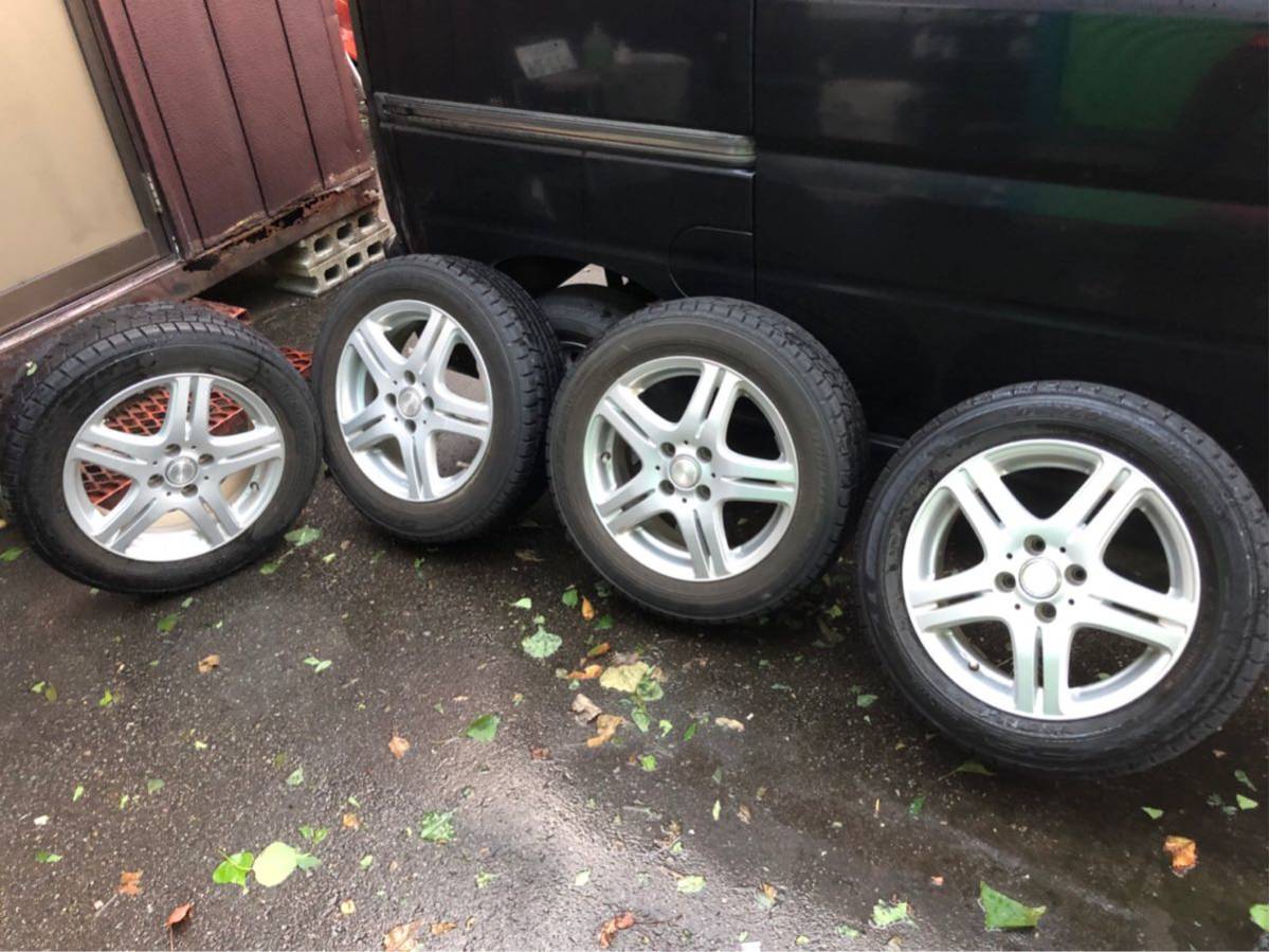 175/65R15 スタッドレスタイヤ アルミホイール 4本セット
