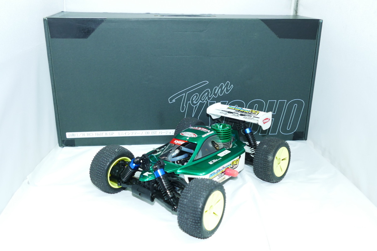 京商 【中古】京商 V・ONE R4 フルオプション エンジン/マフラー