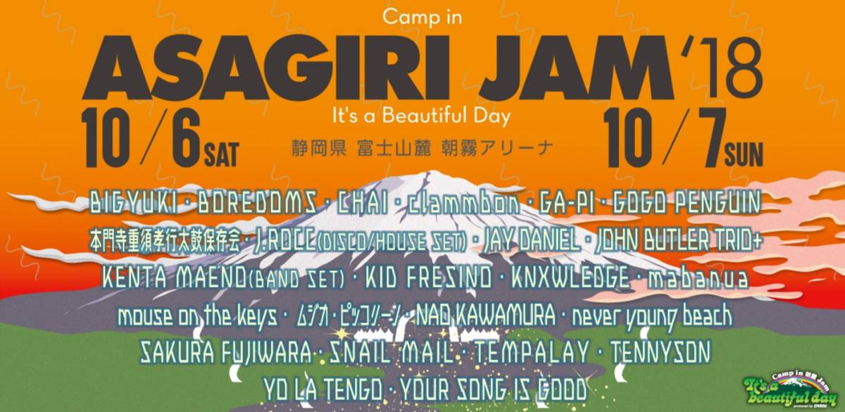 【送料無料】 朝霧JAM It's a beautiful day 入場券２枚 (2日通し券) _1