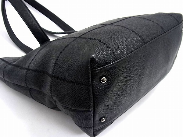 1円 □極美品□ CHANEL シャネル ロゴ チョコバー トートバッグ