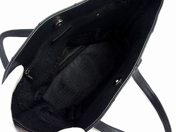 1円 □極美品□ CHANEL シャネル ロゴ チョコバー トートバッグ