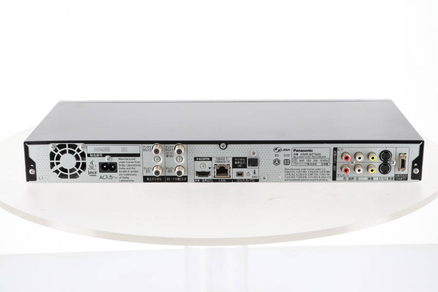 3D対応 Panasonic DIGA DMR-BZT600 HDD/BDレコーダー○1週間保証