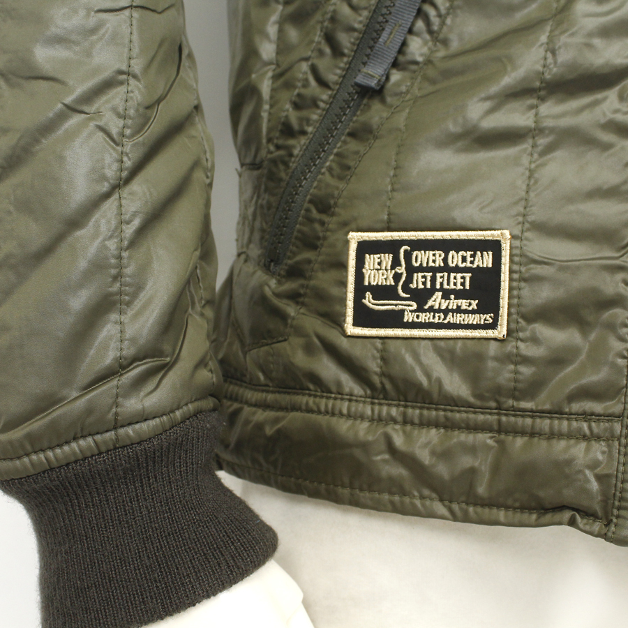 美品 AVIREX アヴィレックス 上野商会 6142228 LITE PADDING JACKET 