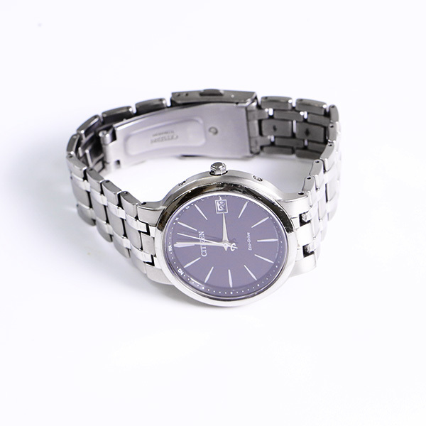 1円～ CITIZEN シチズン エコドライブ H415-S063311 デイト クオーツ 