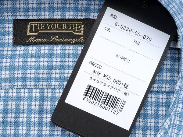 TIE YOUR TIE(タイユアタイ) 0 シルクネクタイ 美意識を引き継ぐモノ。③TIE ◆【TIE YOUR TIE(タイユアタイ)×Maria Santangelo/コットンライトフランネルチェックシャツ5.9万】[mrs1850701]