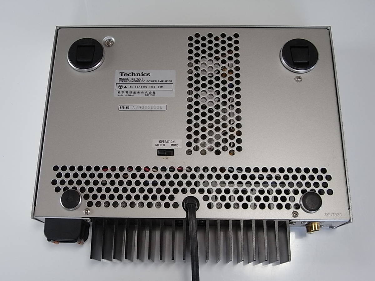□Technics SE-C01 パワーアンプ 正常動作品□ SE-C01 パワーアンプ