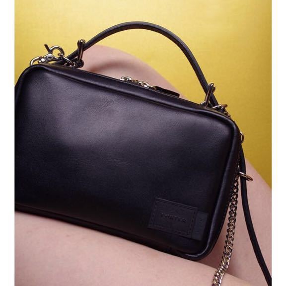 ポーター 吉田カバン SISTER 5way ショルダーバッグ レザー 黒 Sister x PORTER 5way shoulder bag BLACK 吉田カバン ポーター