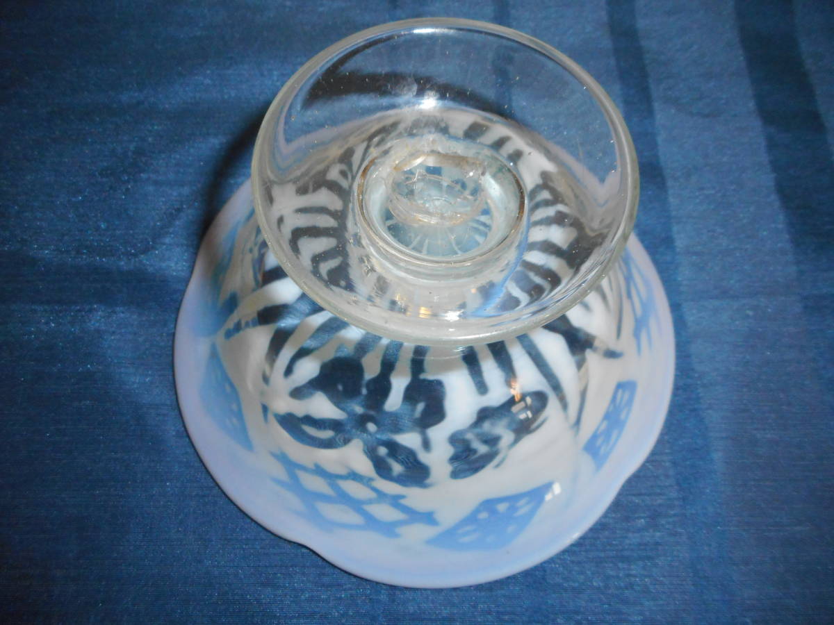 氷コップ 大正 大正〜昭和初期 美品 大正浪漫 和ガラス レトロ 三 大正