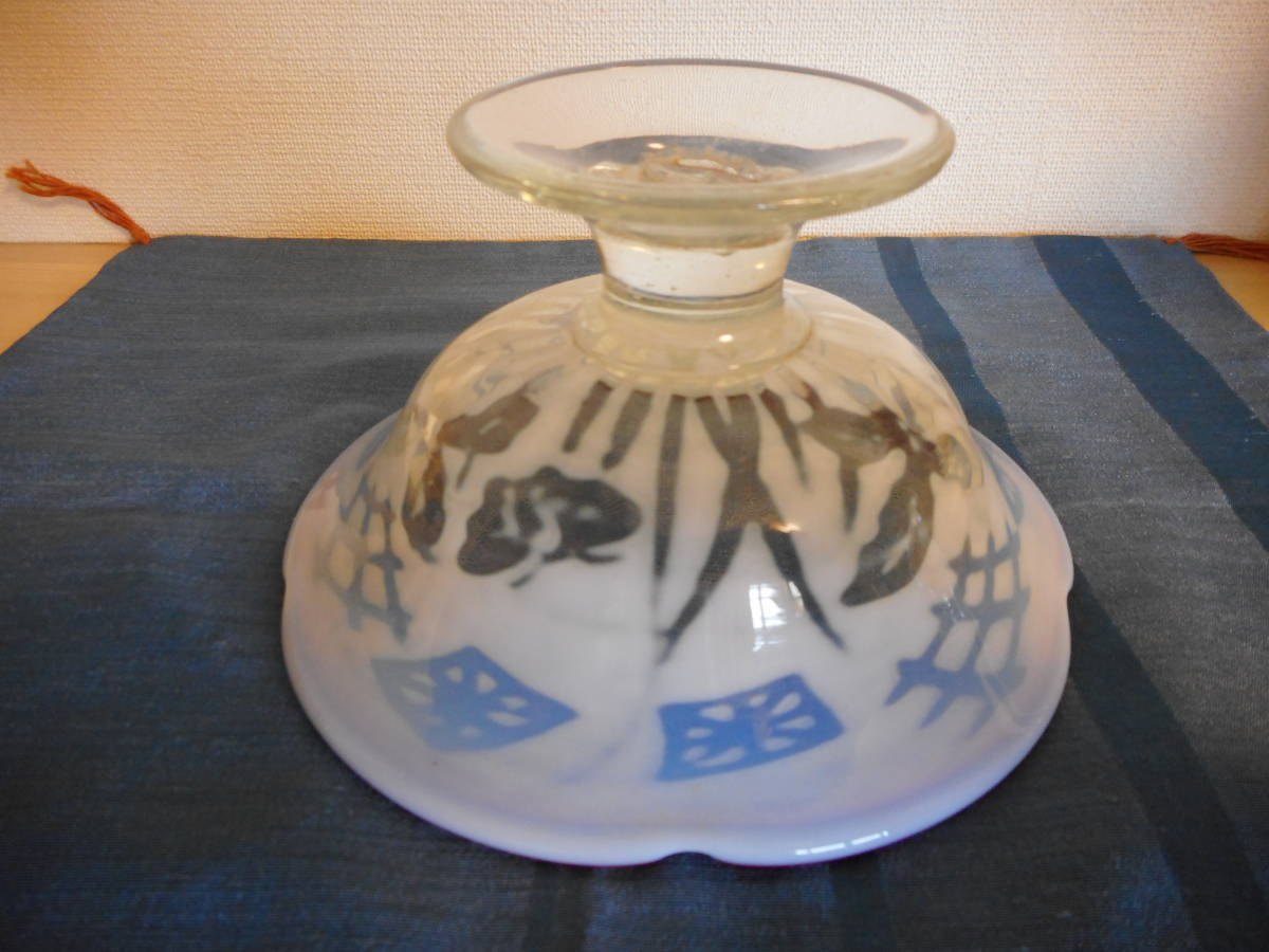 氷コップ 大正 大正〜昭和初期 美品 大正浪漫 和ガラス レトロ 三 大正