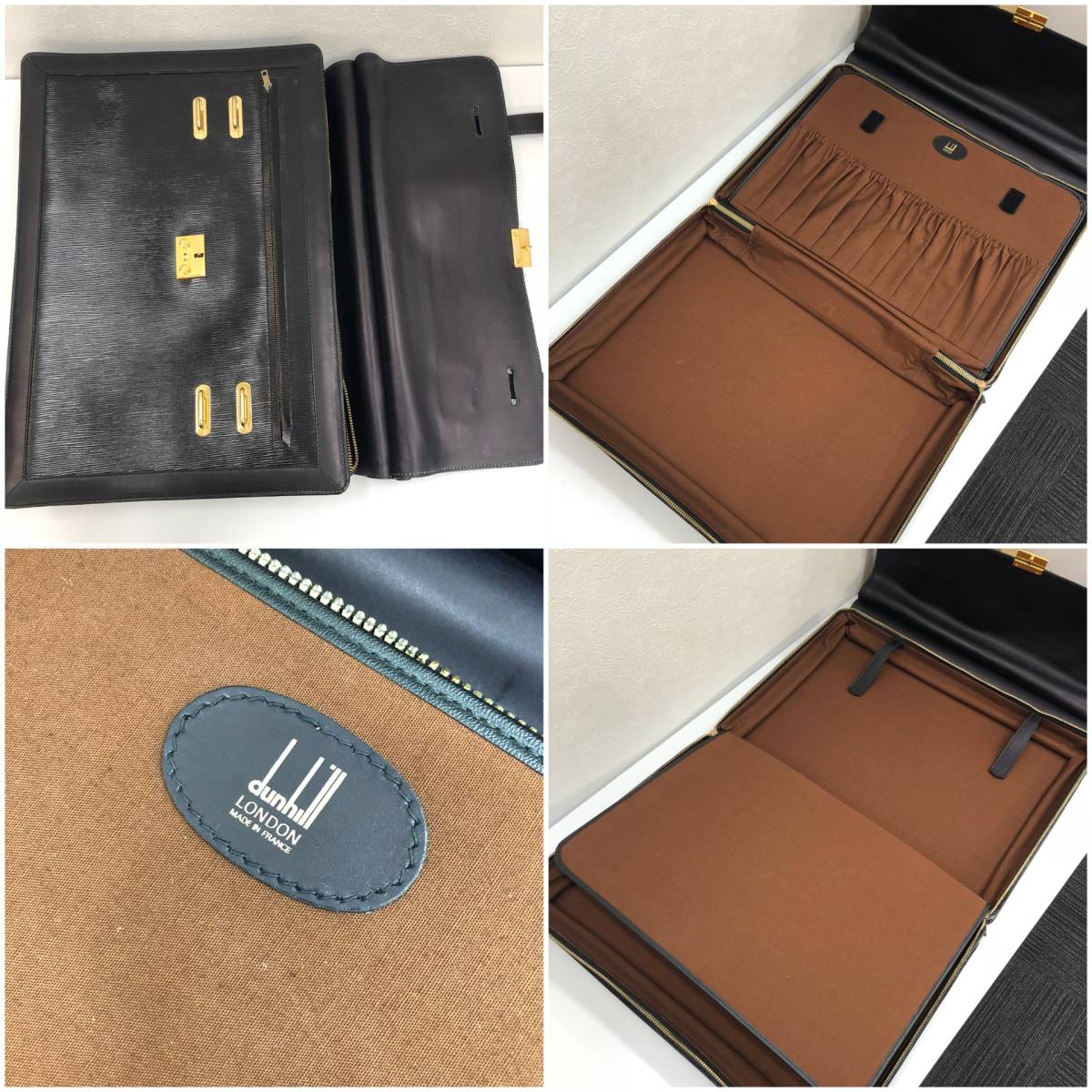 Dunhill ダンヒル ボストンバッグ レザー ゴールド金具 大容量 2026年最新】Yahoo!オークション -ダンヒルボストン バッグの中古品