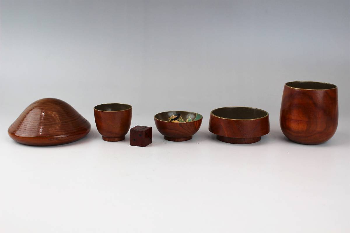 酒器 サイコロ 日本酒 盃 浮世絵風 お座敷遊び 芸者 春画 宴遊盃 骨董品