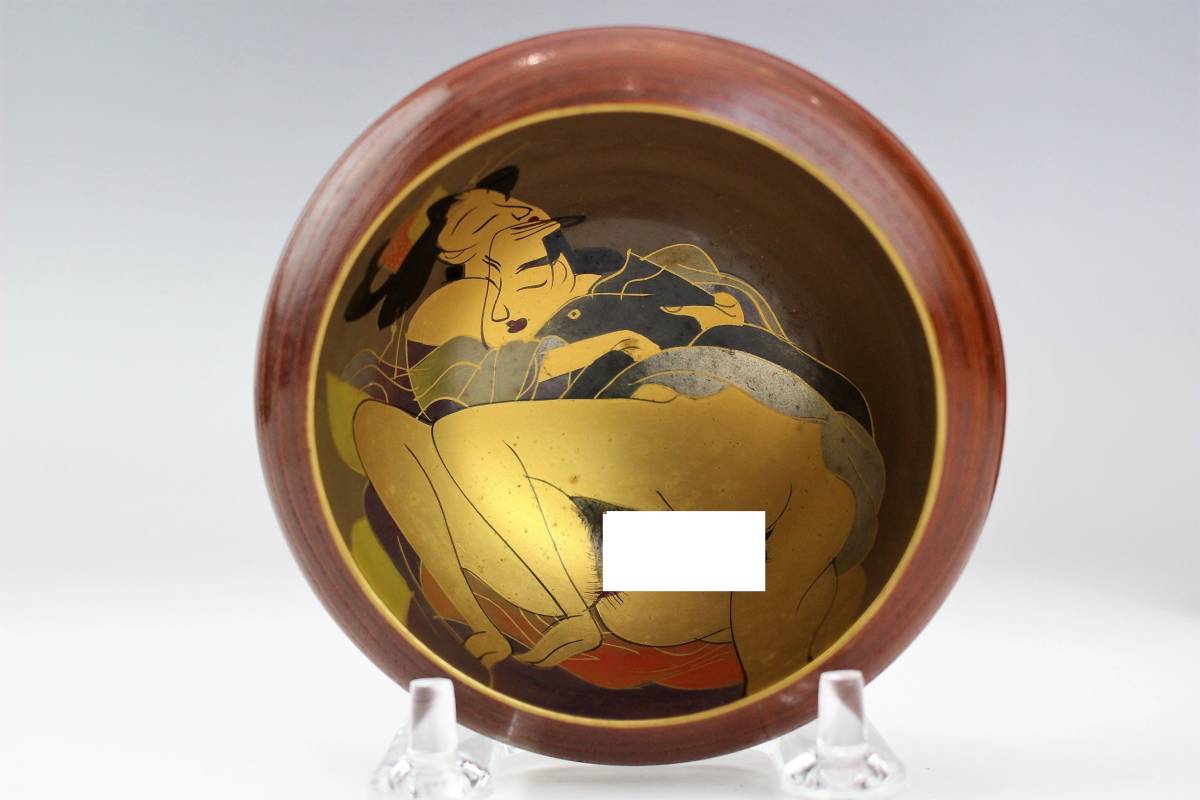 酒器 サイコロ 日本酒 盃 浮世絵風 お座敷遊び 芸者 春画 宴遊盃 骨董品