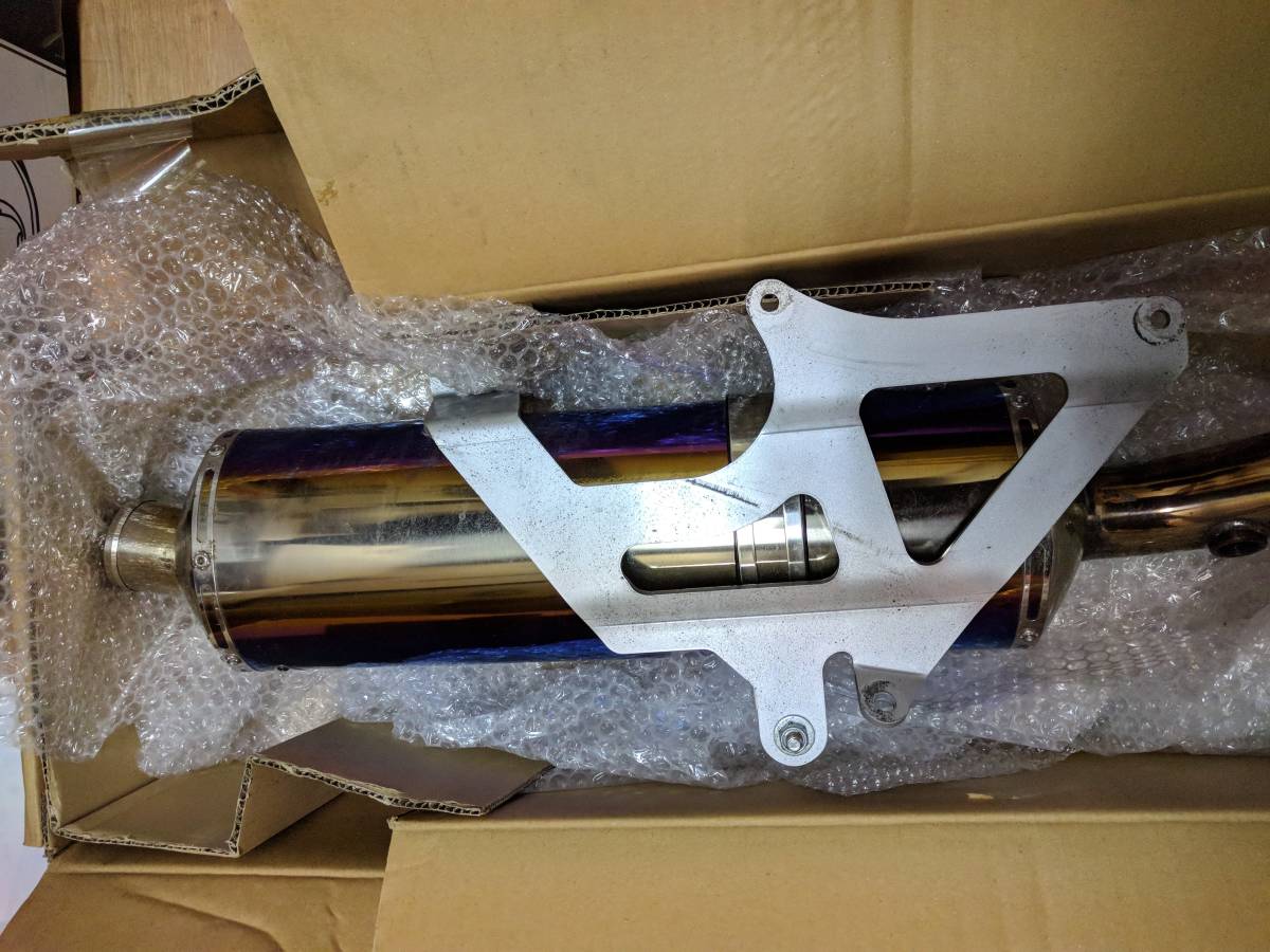 SUZUKI SKYWAVE250 スカイウェイブ250 ヨシムラ オーバルサイクロンチタンマフラー　CJ44A/CJ45A/CJ46A_5