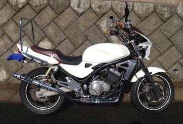 【SALE，低価】 新型 バリオス１型 番長 管 マフラー メッキ / 45&pi; 低回転 コール 鳴き への 熱き こだわり 高回転 対応(マフラー本体（社外）)｜売買されたオークション情報、yahooの商品情報をアーカイブ カワサキ用