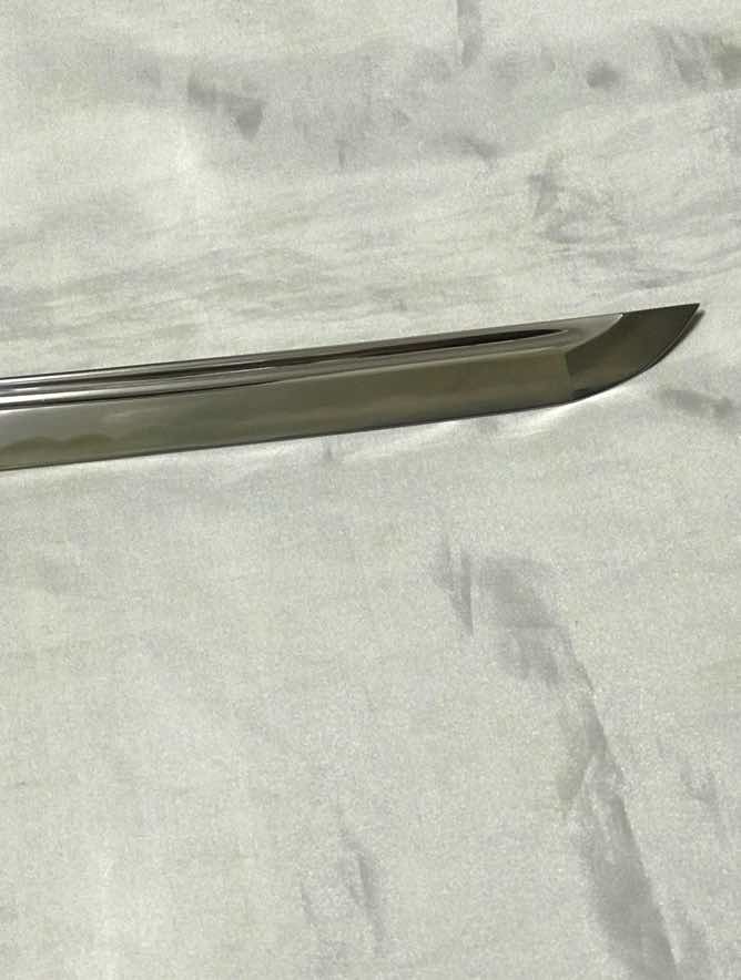 模造居合刀銘入り二尺三寸五分＜和泉守藤原兼重＞剣聖宮本武蔵二天拵 二刀流 鎧兜鍔非売品_2