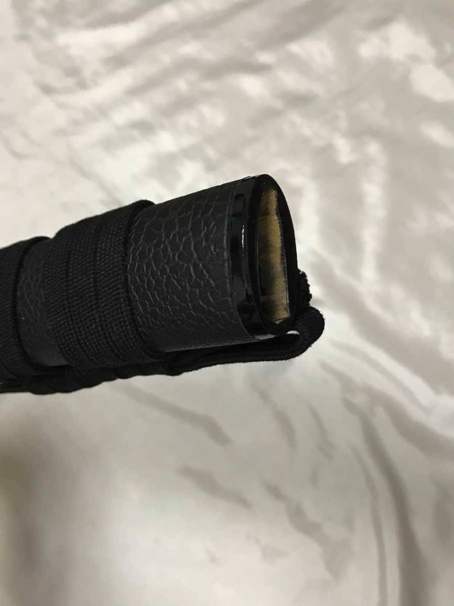 模造居合刀銘入り二尺三寸五分＜和泉守藤原兼重＞剣聖宮本武蔵二天拵 二刀流 鎧兜鍔非売品_5