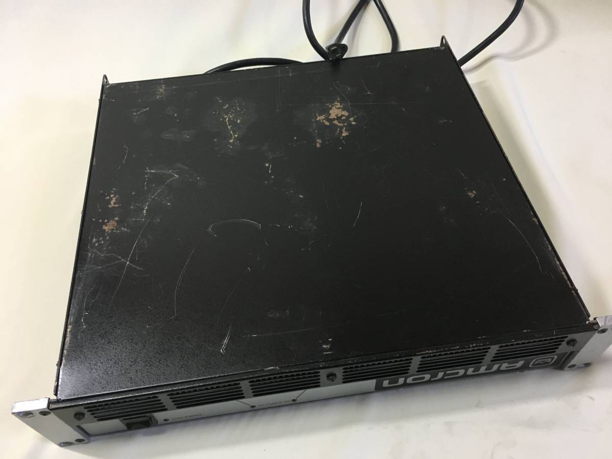 ☆AMCRON アムクロン MICRO-TECH 600 パワーアンプ ヒビノ 動作品