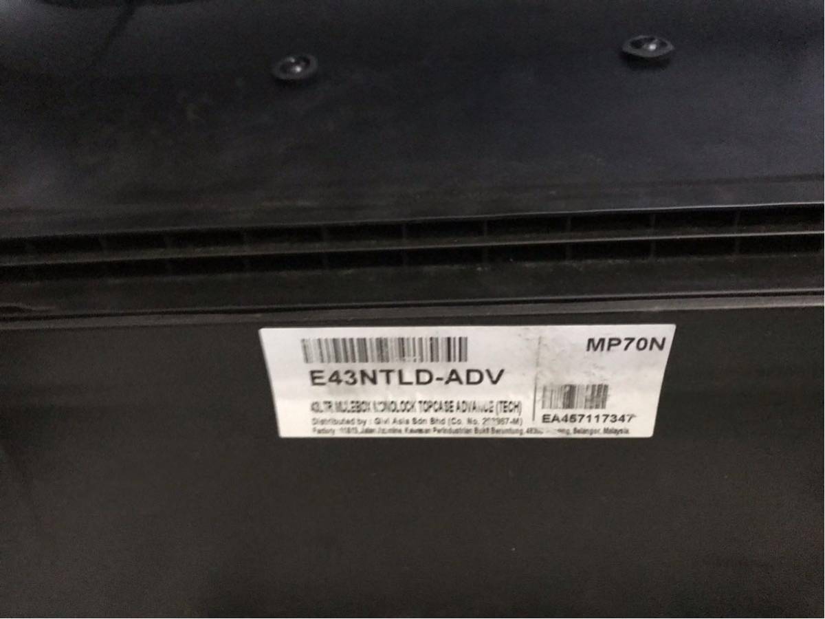 GIVI トップケース モノロック 43リットル E43NTLD ADV オプション付_5