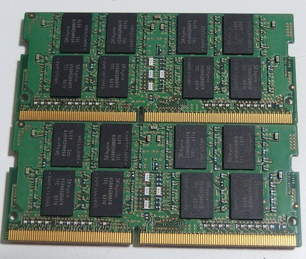 SK hynix PC4-17000 8GB*2枚組(計16GB) 4Gbit 260pin 両面 DDR4-2133