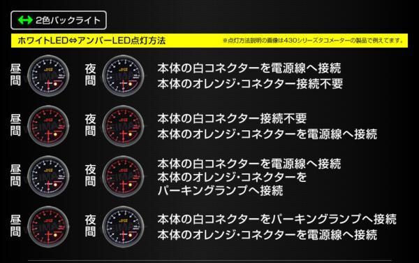 例え 日本製モーター仕様 新オートゲージ 燃圧計 52mm 追加メーター