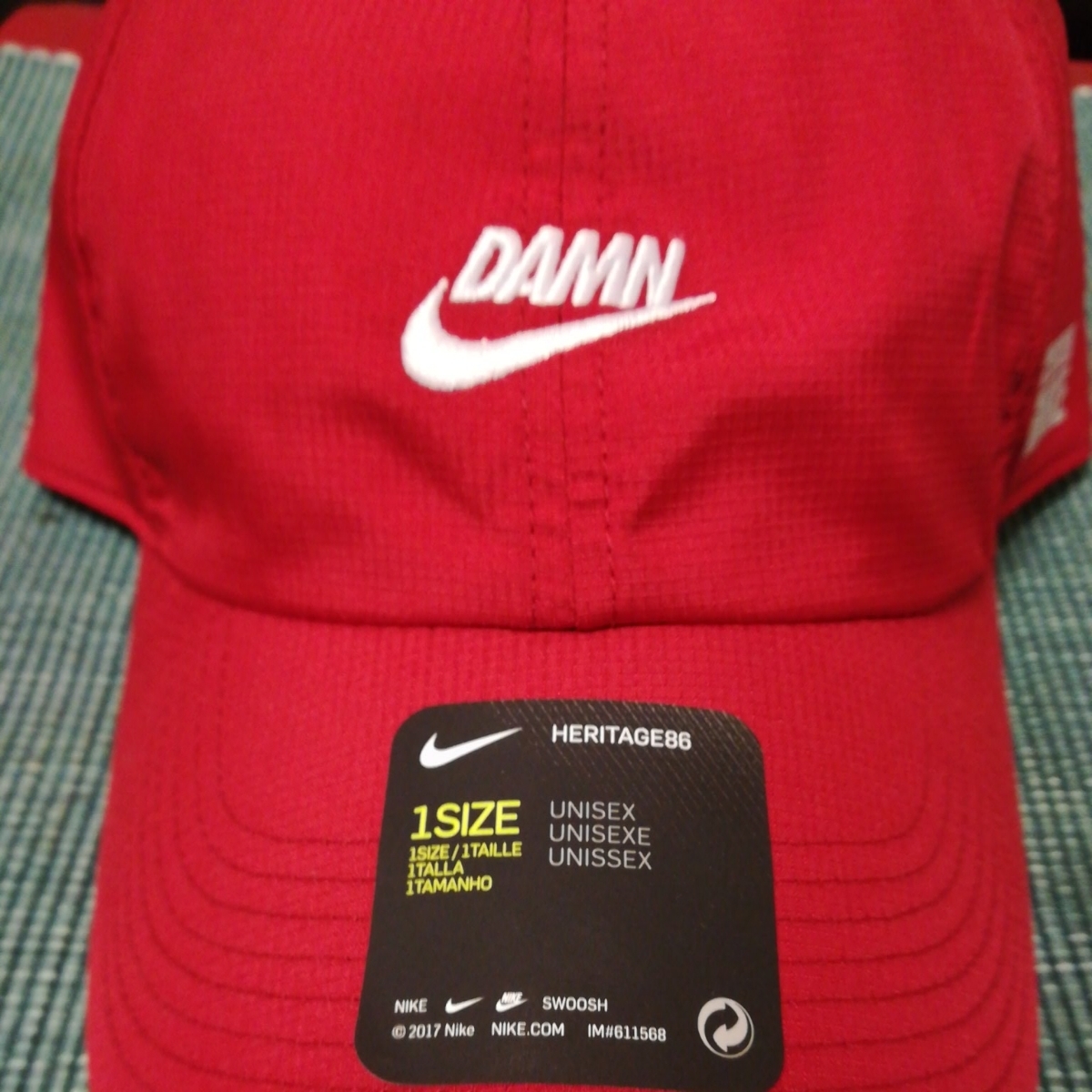 応談送料無料 TDE NIKE コラボ キャップ 赤 kendrick lamar DAMN top