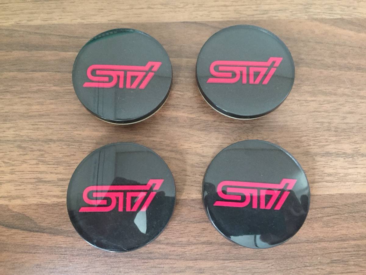 STI スバル純正 センターキャップ ホイール 4個セット - SUBARU STI 