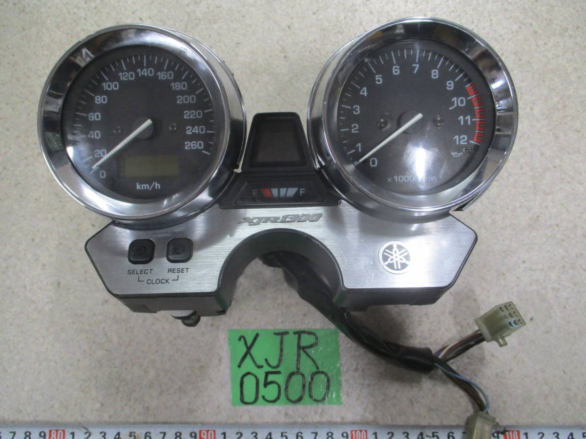 0500　XJR1300　ジャンク　メーター　スピードメーター　タコメーター　80サイズ　RP01J　ヤマハ
