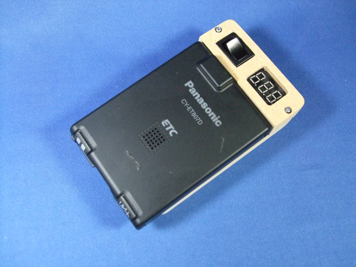 ETC 軽登録 バイク用ポータブルETC パナソニック バイク 9V電池式ETC