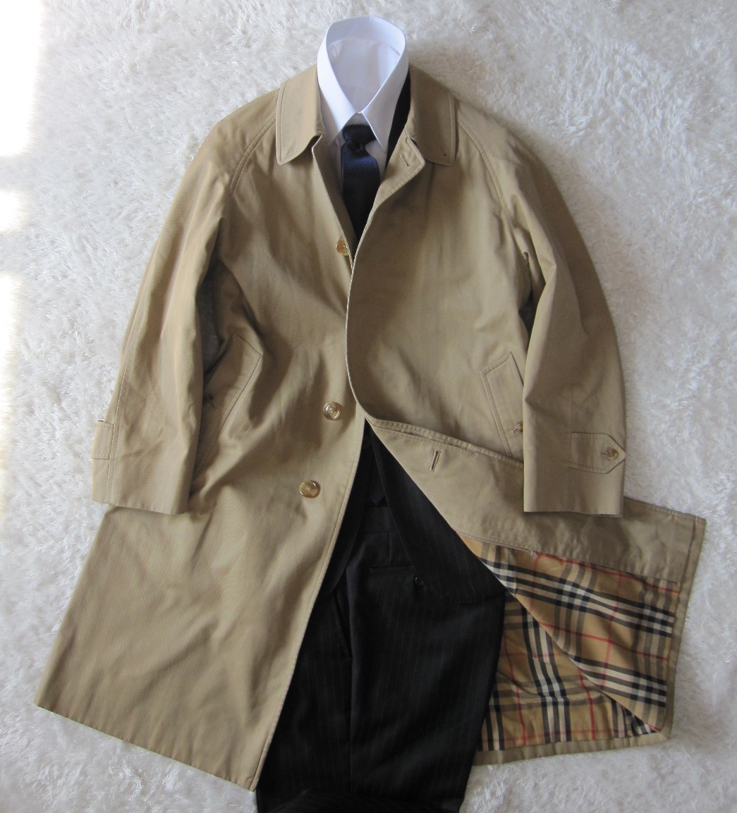 バーバリー ロンドン BURBERRY LONDON カシミヤ100％ ステンカラー 