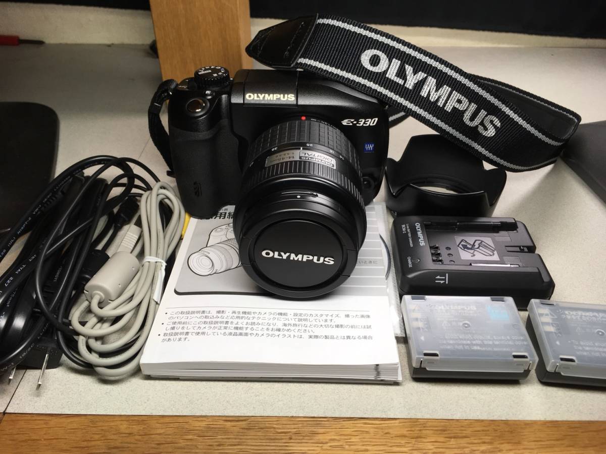  極 OLYMPUS E-330 / ZUIKO DIGITAL 14-45mm f3.5-5.6 フード付き オリンパス 説明書 防湿庫保管品 初期(オリンパス)｜売買されたオークション情報、yahooの商品情報をアーカイブ公開 - オークファン オリンパス