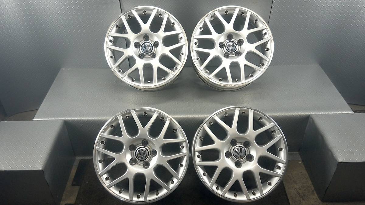 T45★VW パサート 純正 BBS 17インチ 7.5J +45 PCD112 5穴 4本セット★