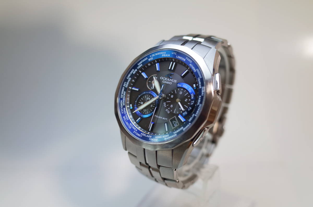  1円スタート カシオ オシアナス OCW-S1400 電波ソーラー(OCEANUS)｜売買されたオークション情報、yahooの商品情報をアーカイブ公開 - オークファン OCEANUS