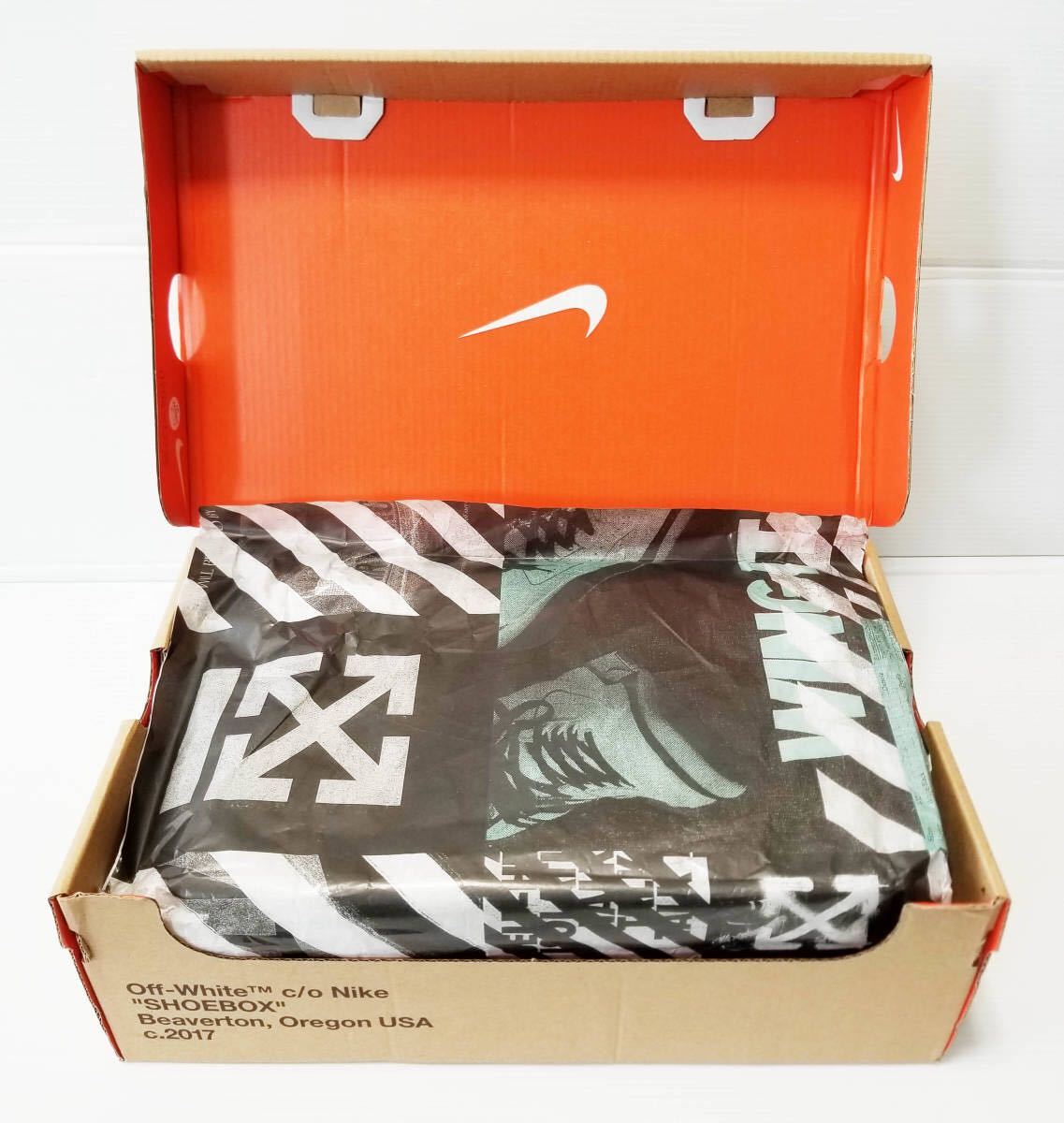 ☆1円 売切 新品 SNKRS 購入 OFF WHITE オフホワイト NIKE THE 10 AIR VAPORMAX FK AA3831-002 スニーカー 黒 26.5cm 即納可能☆ (Nike 0 Nike NIKE × ナイキ