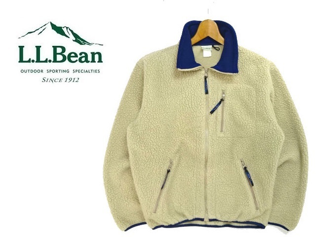 エルエルビーン 80s フリース USA製 90年代 L ジャケット 紫 フリース 