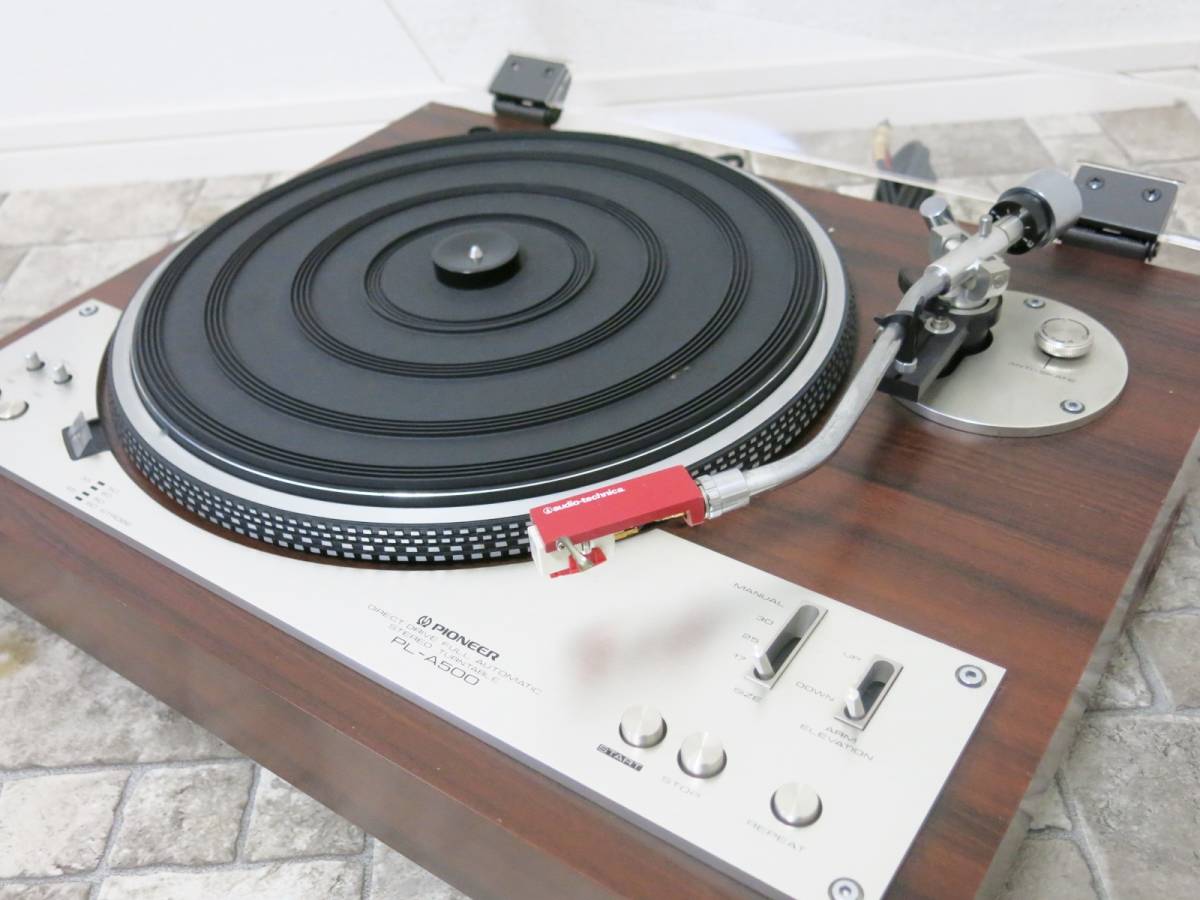 オーディオ機器 【稼働品】 Pioneer フルオートレコードプレーヤー PL-A500