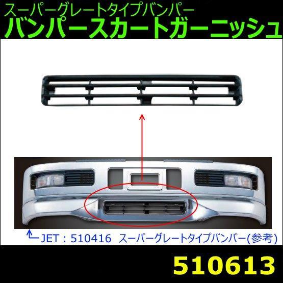 【バンパースカートガーニッシュ】 スーパーグレートタイプバンパー　ブラック