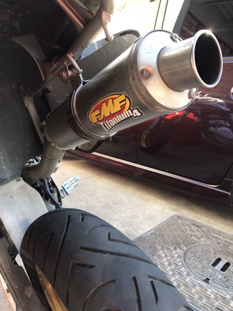 FMFチタニウム マフラー XR250 FMF XR250 - XR250R Yahoo!オークション 0 MD30 スリップオン Honda