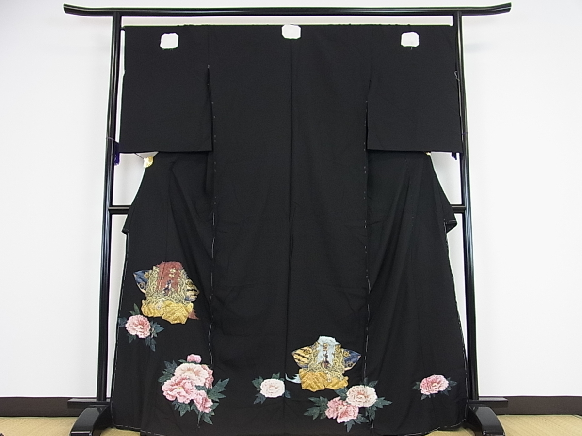 特価買取 ヤフオク！ベストストア受賞店□平和屋着物□豪華黒留袖 