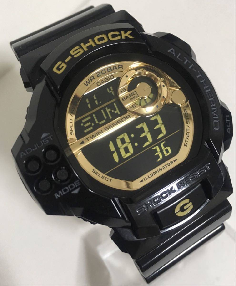 GDF-100GB-1 美品 CASIO G-SHOCK GDF-100GB-1ER Black Gold Series