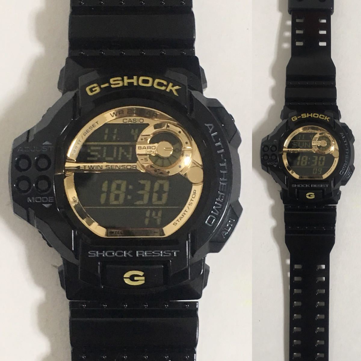 GDF-100GB-1 美品 CASIO G-SHOCK GDF-100GB-1ER Black Gold Series