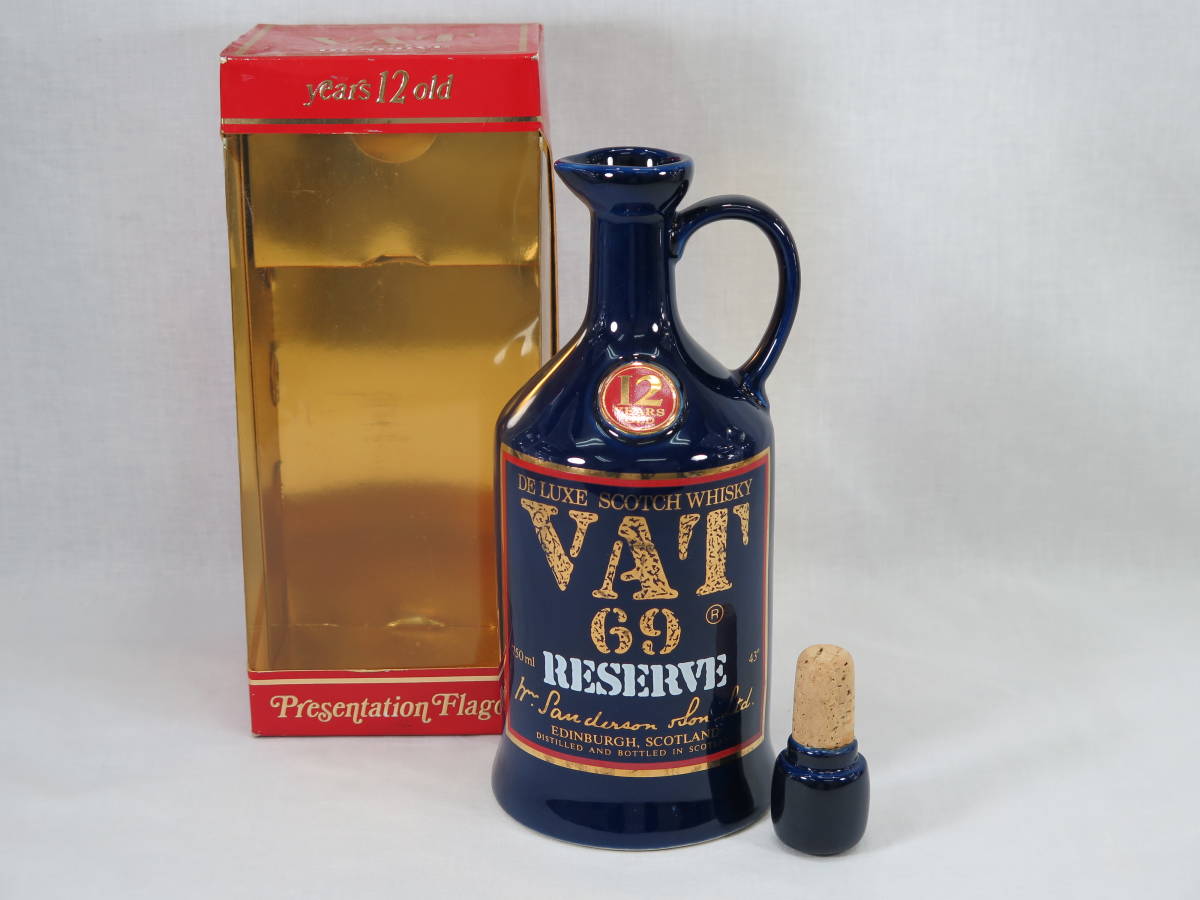 ☆古酒☆ VAT69 RESERVE 12年 750ml ☆未開栓☆ 陶器ボトル バット