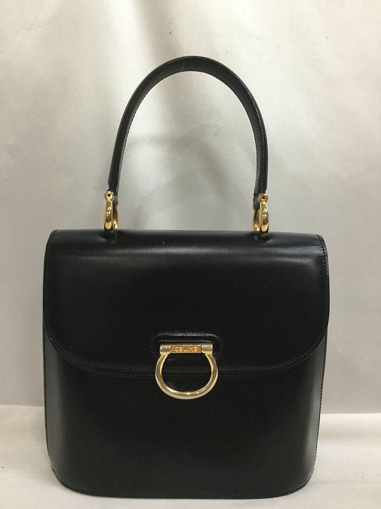 1円 CELINE セリーヌ マカダム柄 ハンドバッグ PVC ヴィンテージ 1円 CELINE セリーヌ マカダム柄 ハンドバッグ PVC ヴィンテージ