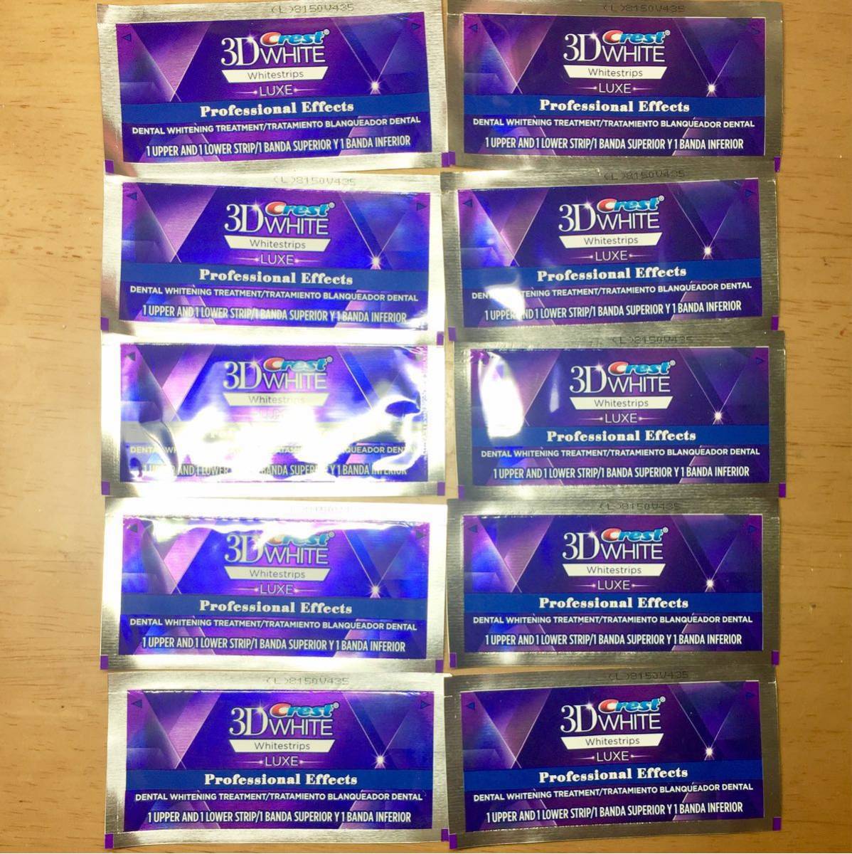 クレスト 3D ホワイトニングシート 10袋_1